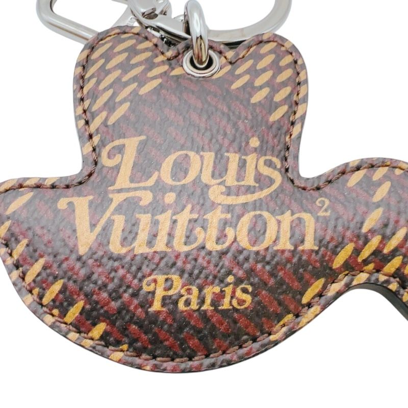 Louis Vuitton LV Made Duck Keychain - Multicolor with Silver Hardware