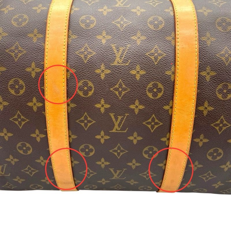 Louis Vuitton Keepall Bandoulière 60 Monogram Brown Unisex Bag