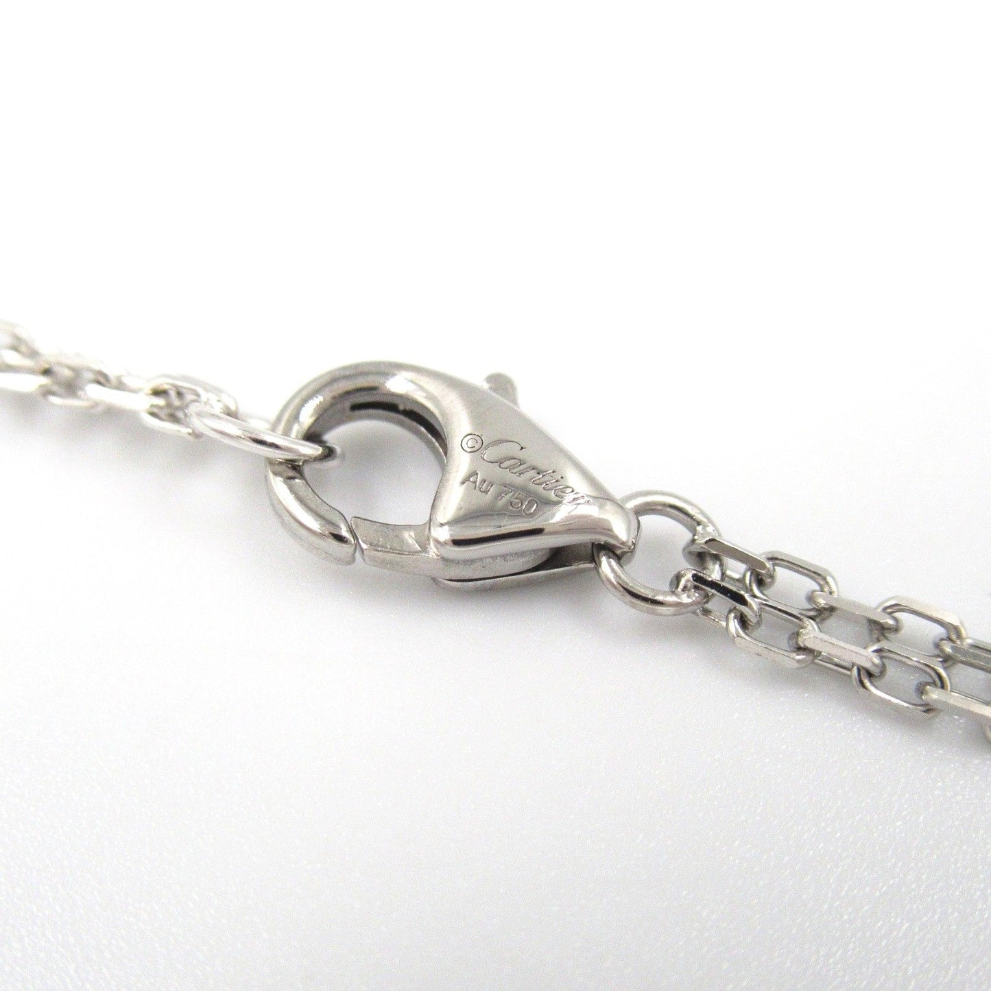 CARTIER Love Circle Diamond Necklace in 18K White Gold