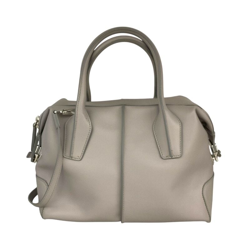 TOD’S D-Styling Bag in Grey Leather - Exquisite Craftsmanship