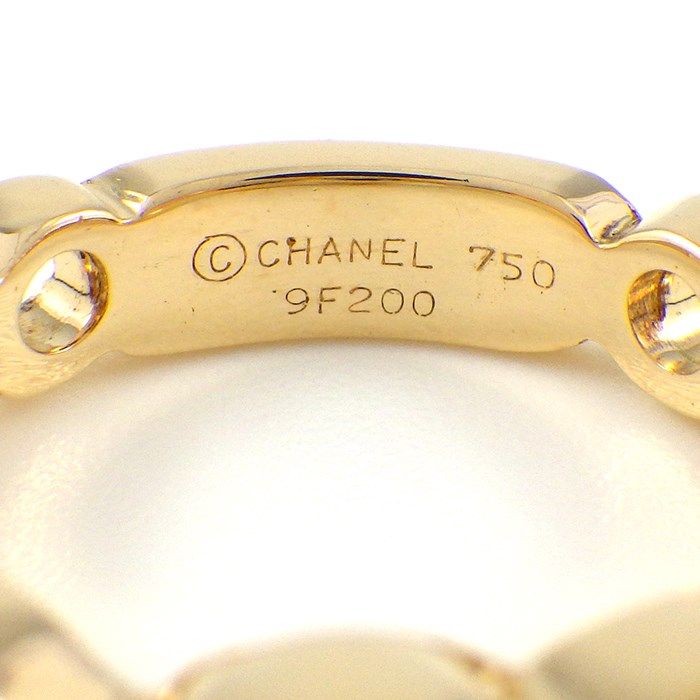 CHANEL Coco Sapphire Ring in 18K Yellow Gold - Size 13