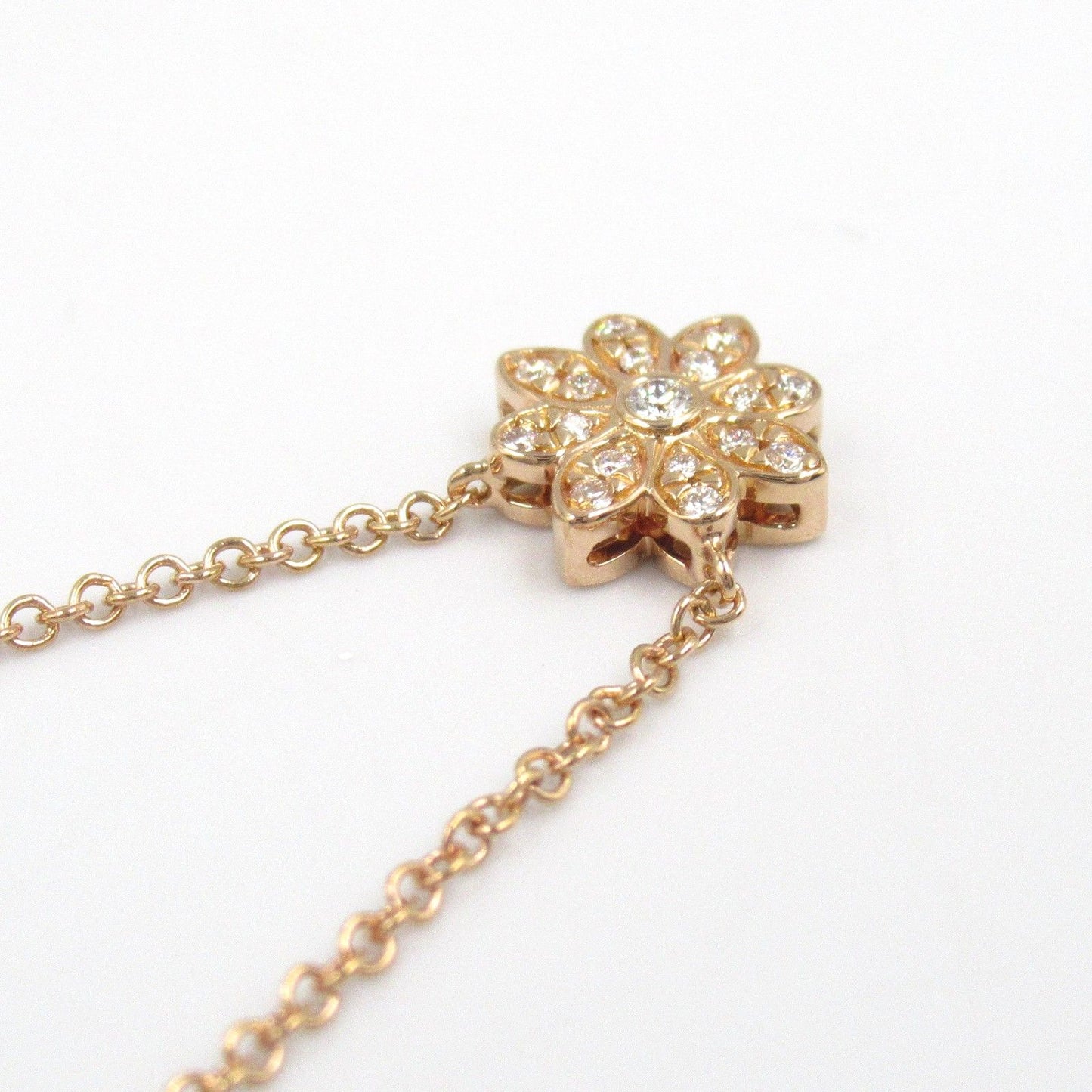 TIFFANY & CO Enchanted Diamond Necklace in 18K Pink Gold
