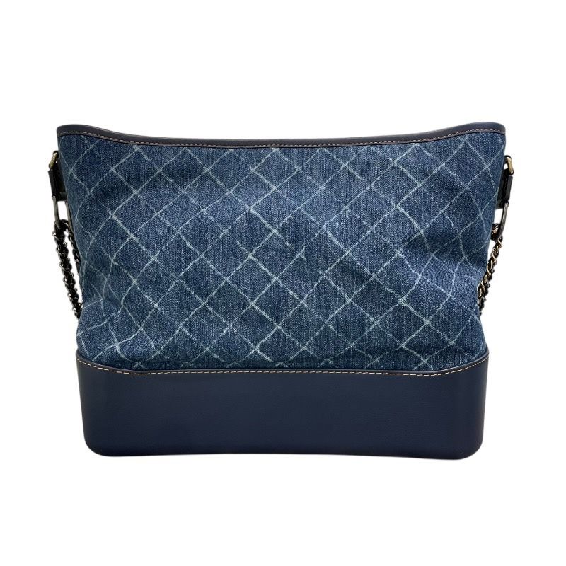 CHANEL Gabrielle Hobo Large Bag in Blue & Navy Denim/Leather
