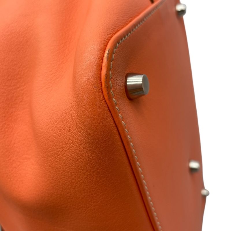 HERMES Toolbox 26 Flamingo Swift Leather Shoulder Bag