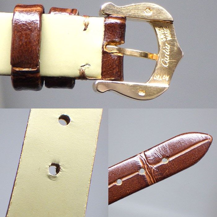 Cartier Baignoire SM W8000007 Oval Watch in 18K Pink Gold