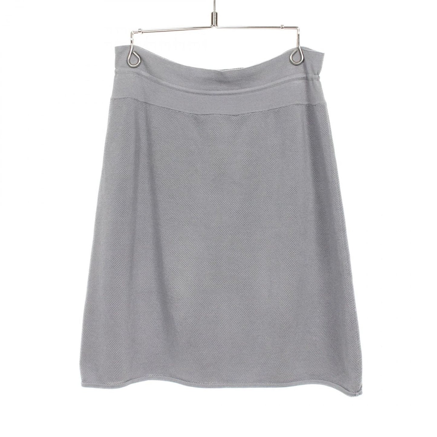 CHANEL Coco Mark Knit Silk Skirt - Exquisite Elegance