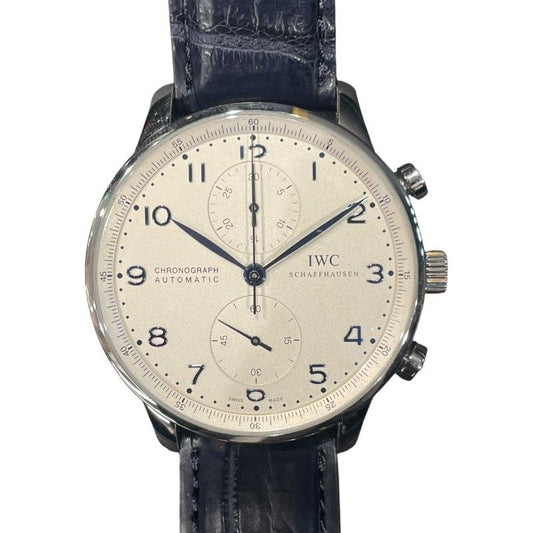 IWC Portuguese Chronograph IW371417 - White Dial, Automatic, Men's Watch