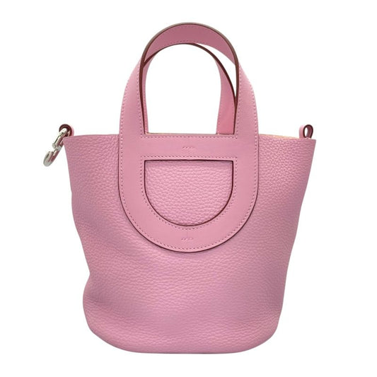 HERMES In The Loop 18 Handbag in Mauve Silvestre with Silver Hardware