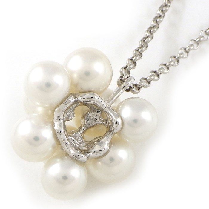 TASAKI Pearl Necklace in K18 White Gold - Exquisite Craftsmanship