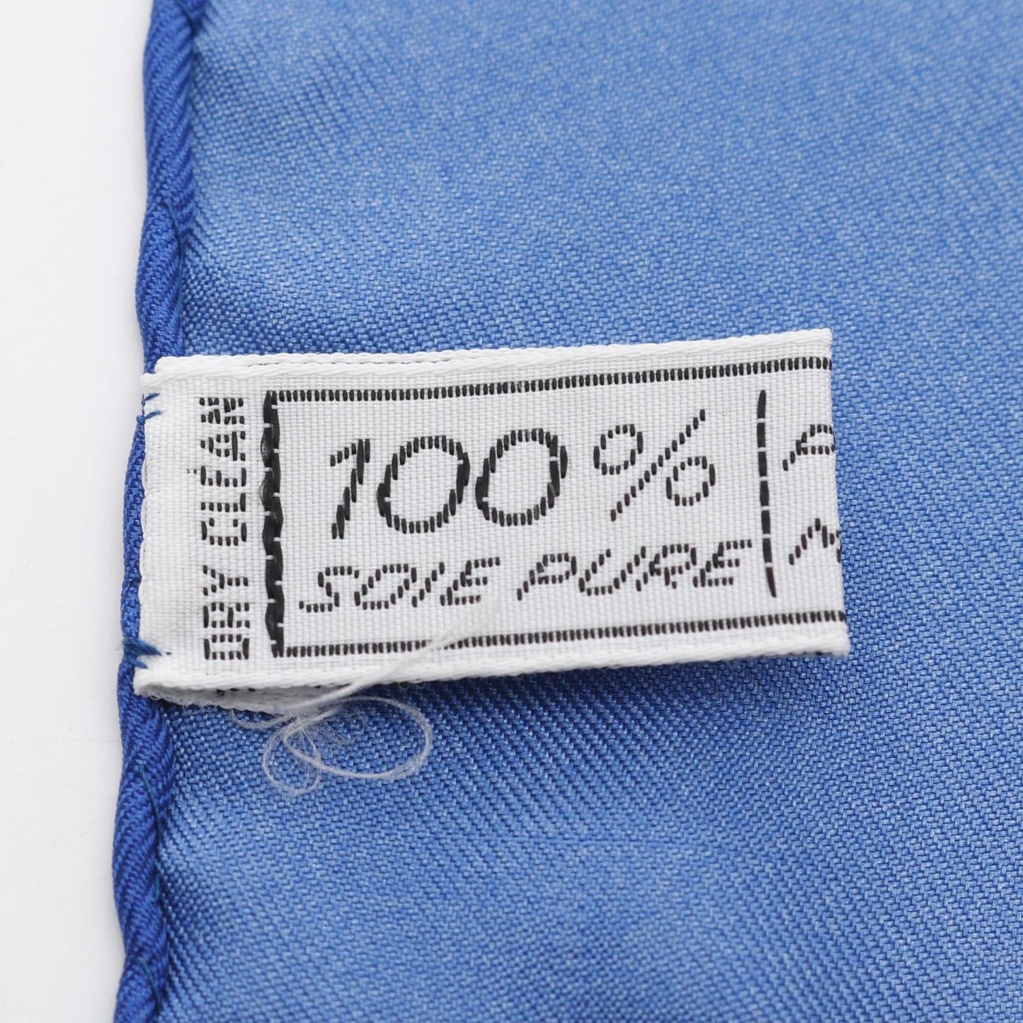 CELINE Silk Scarf in Ivory and Blue - Exquisite Luxury Accessory