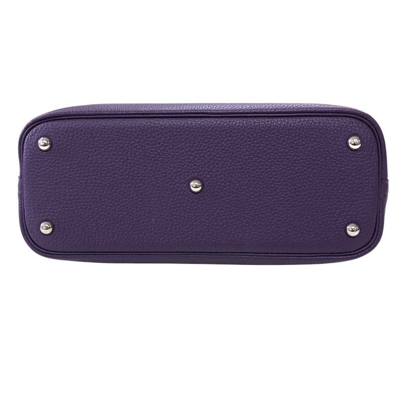 HERMES Bolide 31 in Ultra Violet with Silver Hardware - Exquisite Craftsmanship