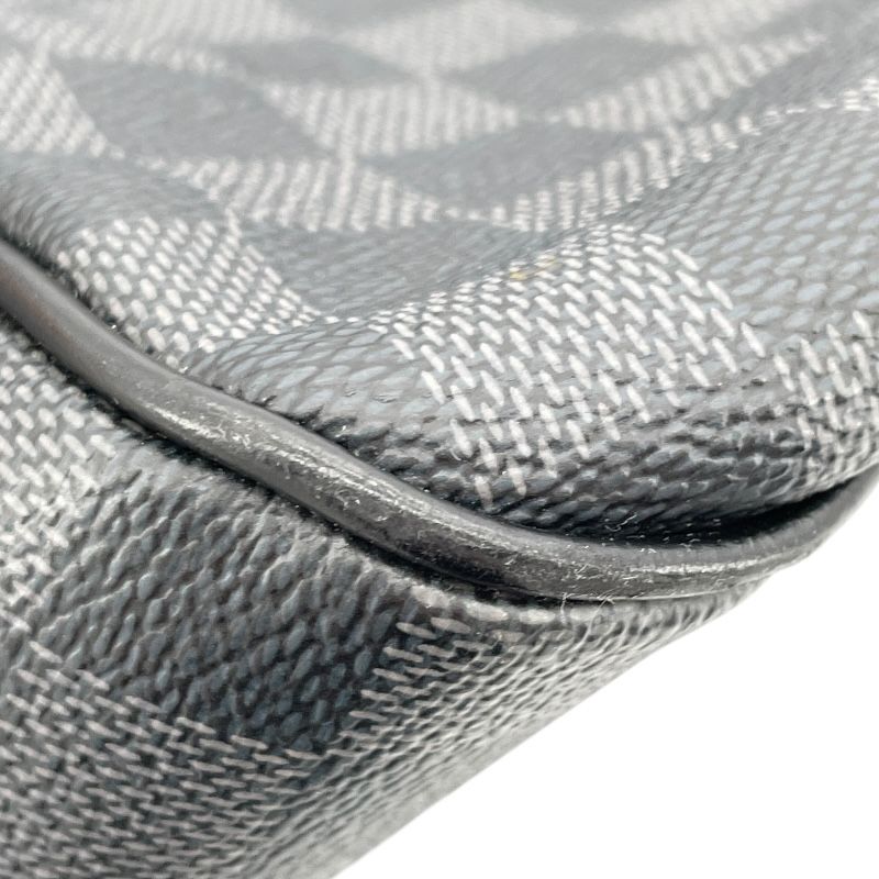 Louis Vuitton Tadao N51192 Black Damier Graphite Shoulder Bag