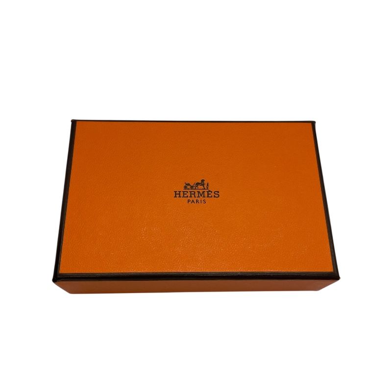 HERMES Béarn Key Case in Fuchsia Pink with Silver Hardware