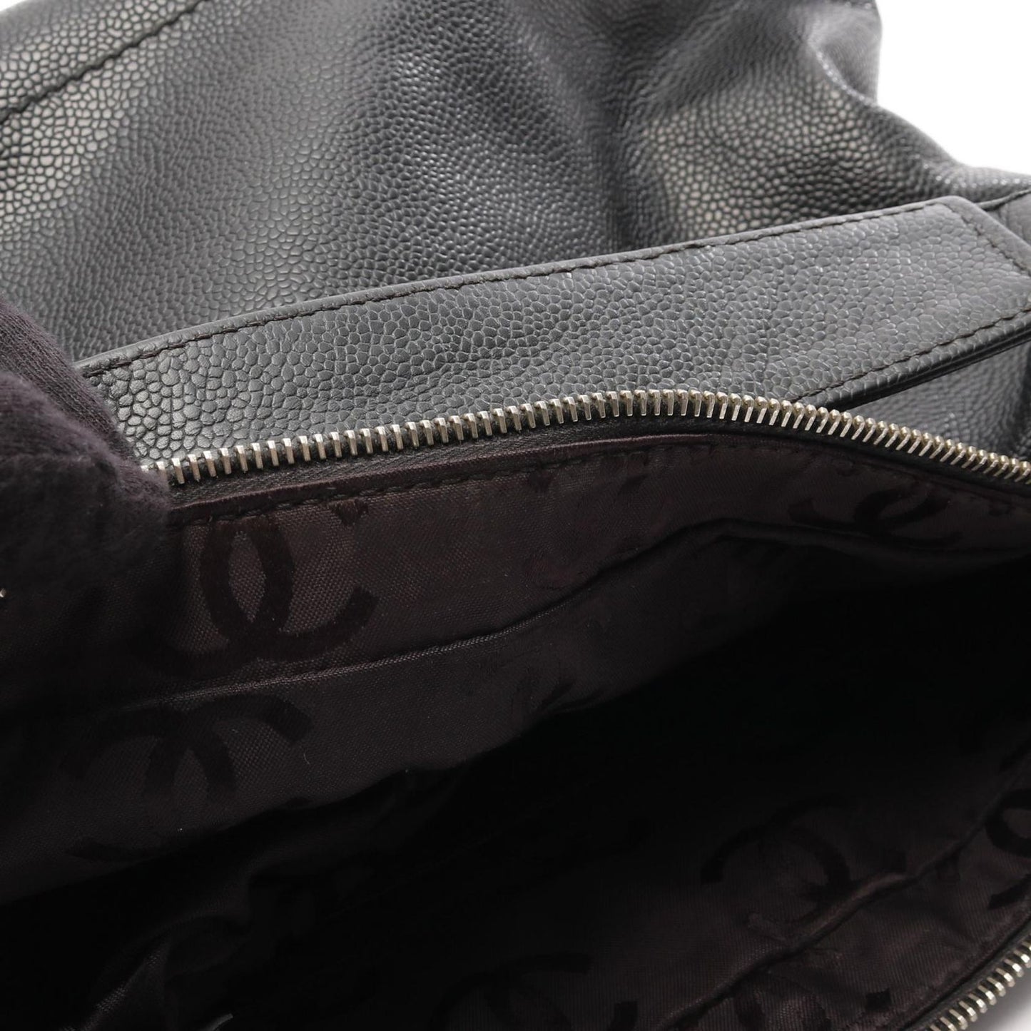 CHANEL Coco Mark Black Calfskin Shoulder Bag - Timeless Elegance