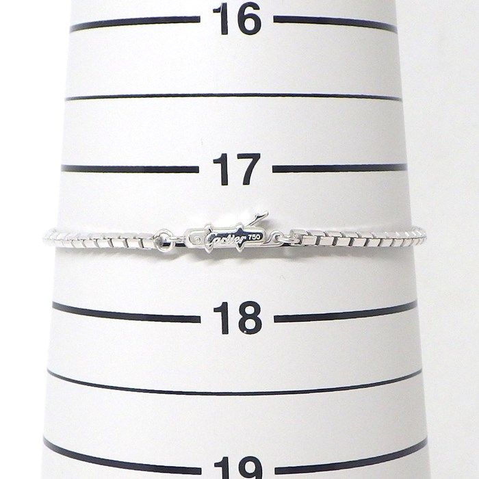 Cartier Tank B6022900 Venetian Link Bracelet in K18 White Gold