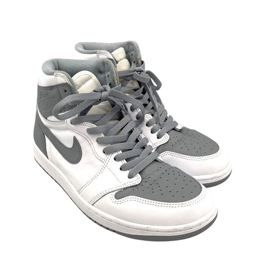 Nike Air Jordan 1 High OG - Gray Leather Sneakers for Men
