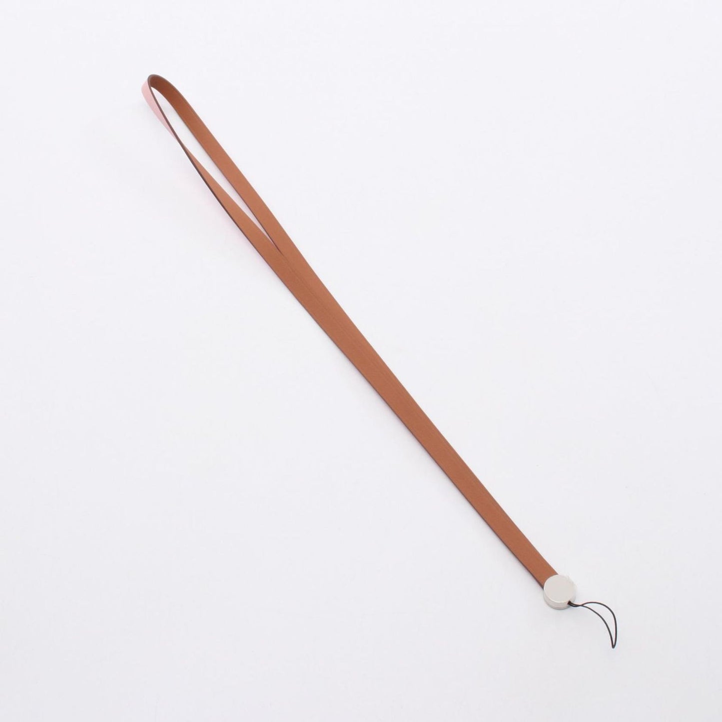 HERMES Serre Neck Strap in Rose Sakura & Gold - Unused Luxury Accessory