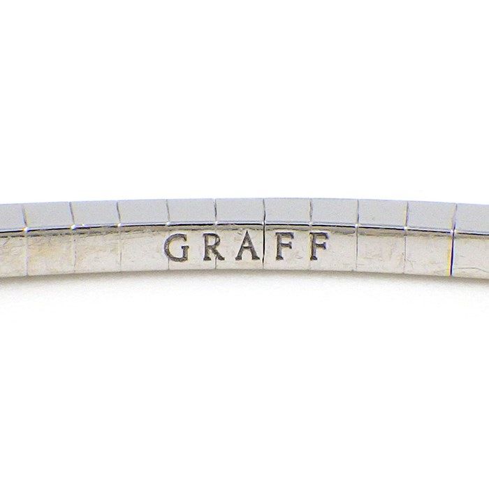 Graff Butterfly Silhouette Open Bangle with Diamonds - K18WG