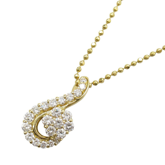 Exquisite K18 Yellow Gold Diamond Necklace - 1.04ct Luxury