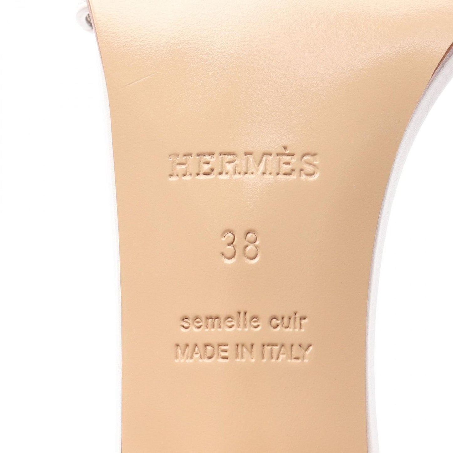 HERMES Manège Kelly Belt Sandals - Unused Luxury Footwear