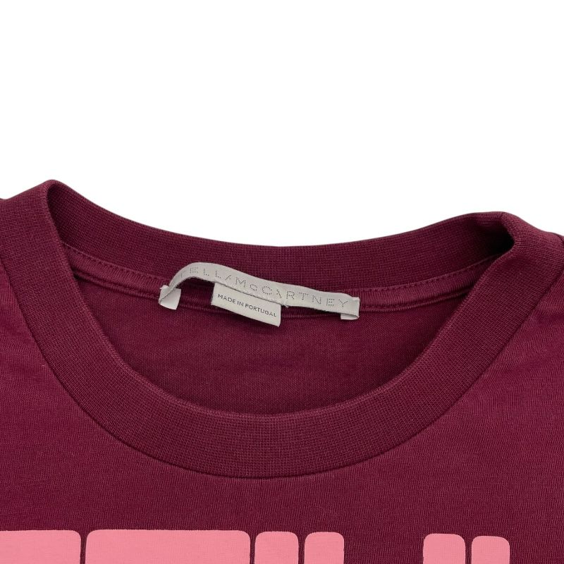 Stella McCartney Graphic Print T-Shirt in Bordeaux - Size 36