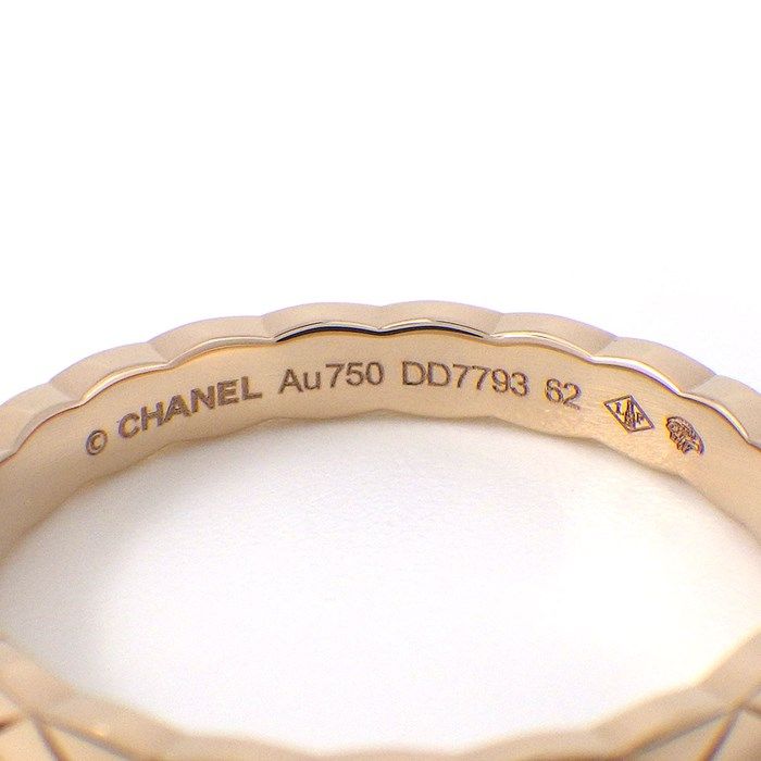 CHANEL Coco Crush Mini Ring in K18 Beige Gold - Size 21
