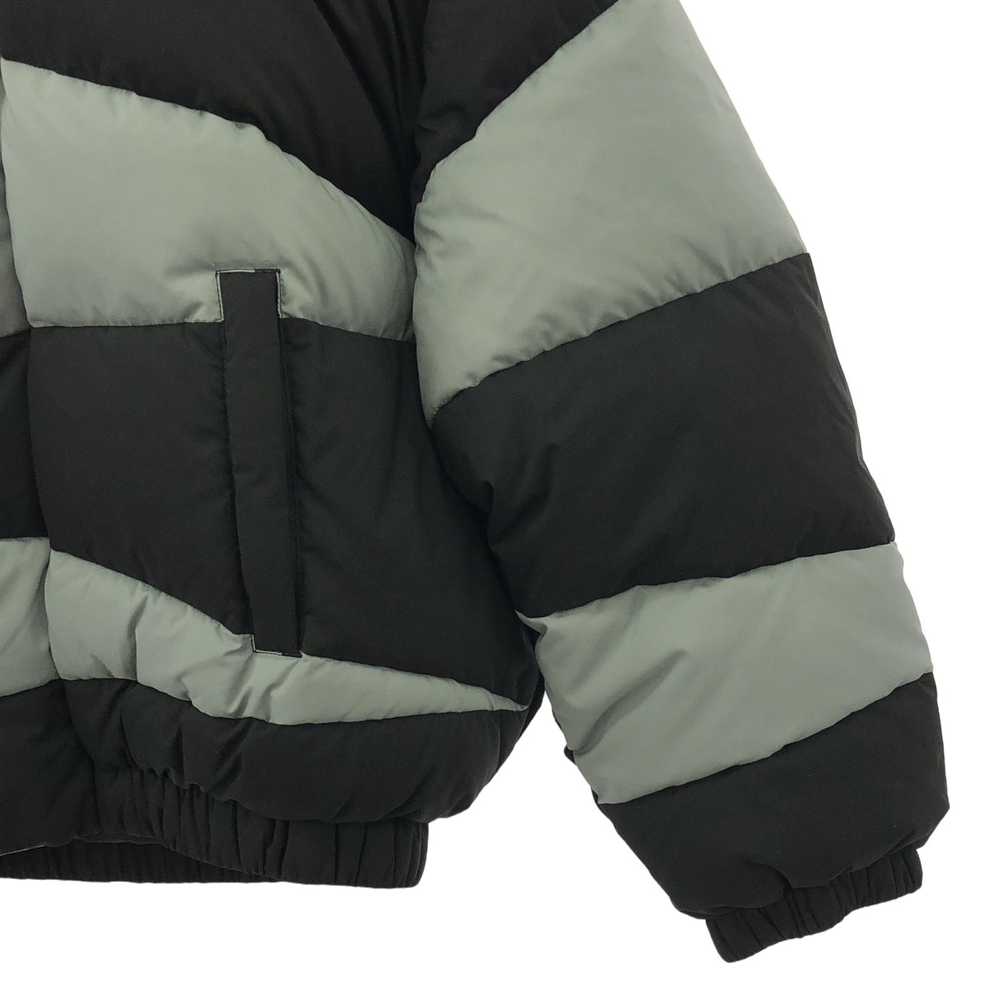 KENZO Dazzle Stripe Padded Down Jacket - Black, Size S