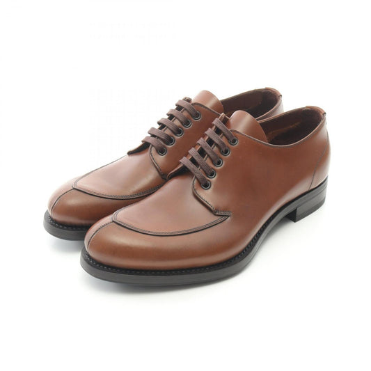 PRADA Brown Leather Dress Shoes - Timeless Elegance