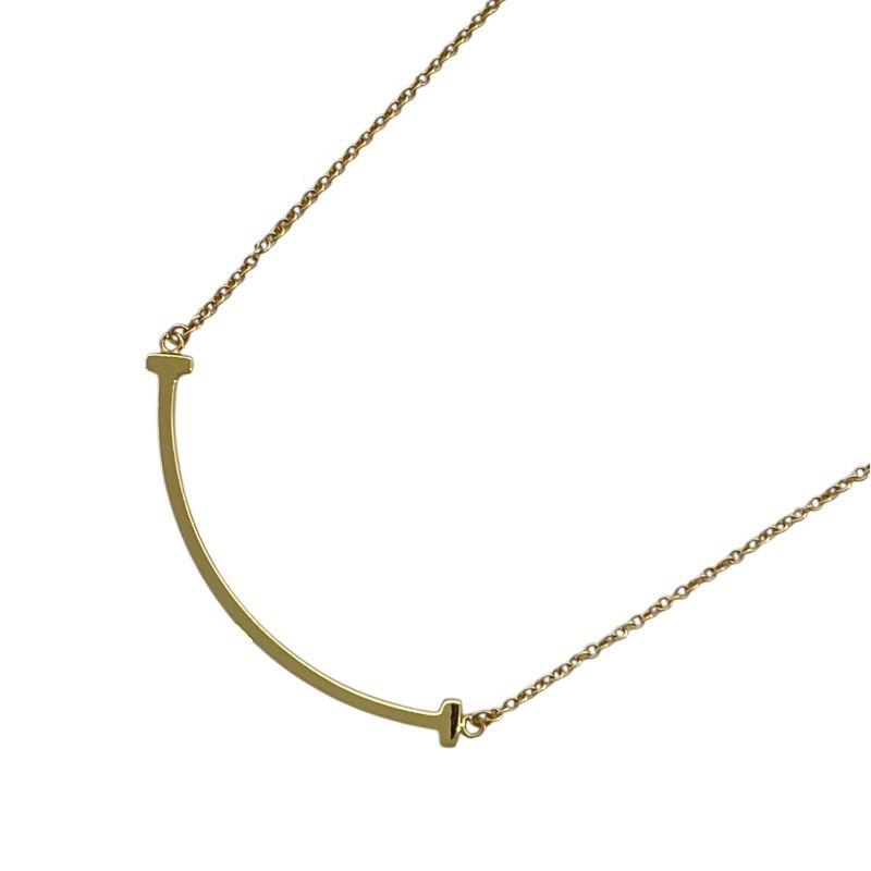 Tiffany & Co. T Smile Necklace Small in 18K Yellow Gold