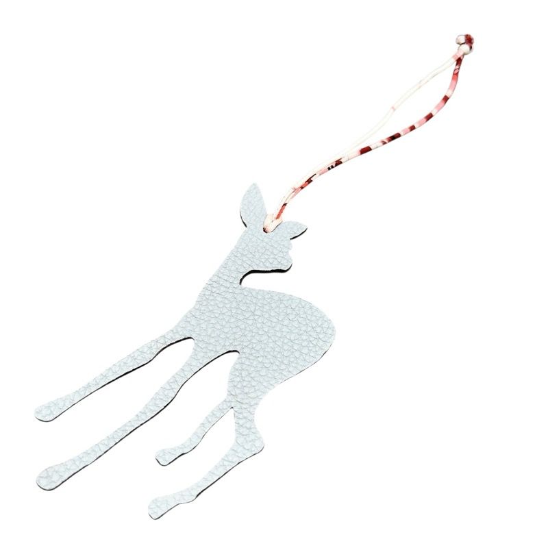 HERMES Petit H Bambi Charm in Grimet Ruby - Exquisite Craftsmanship
