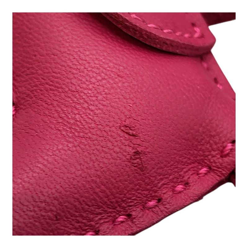 HERMES Rodeo PM Charm - Rose Mexico - Exquisite Craftsmanship