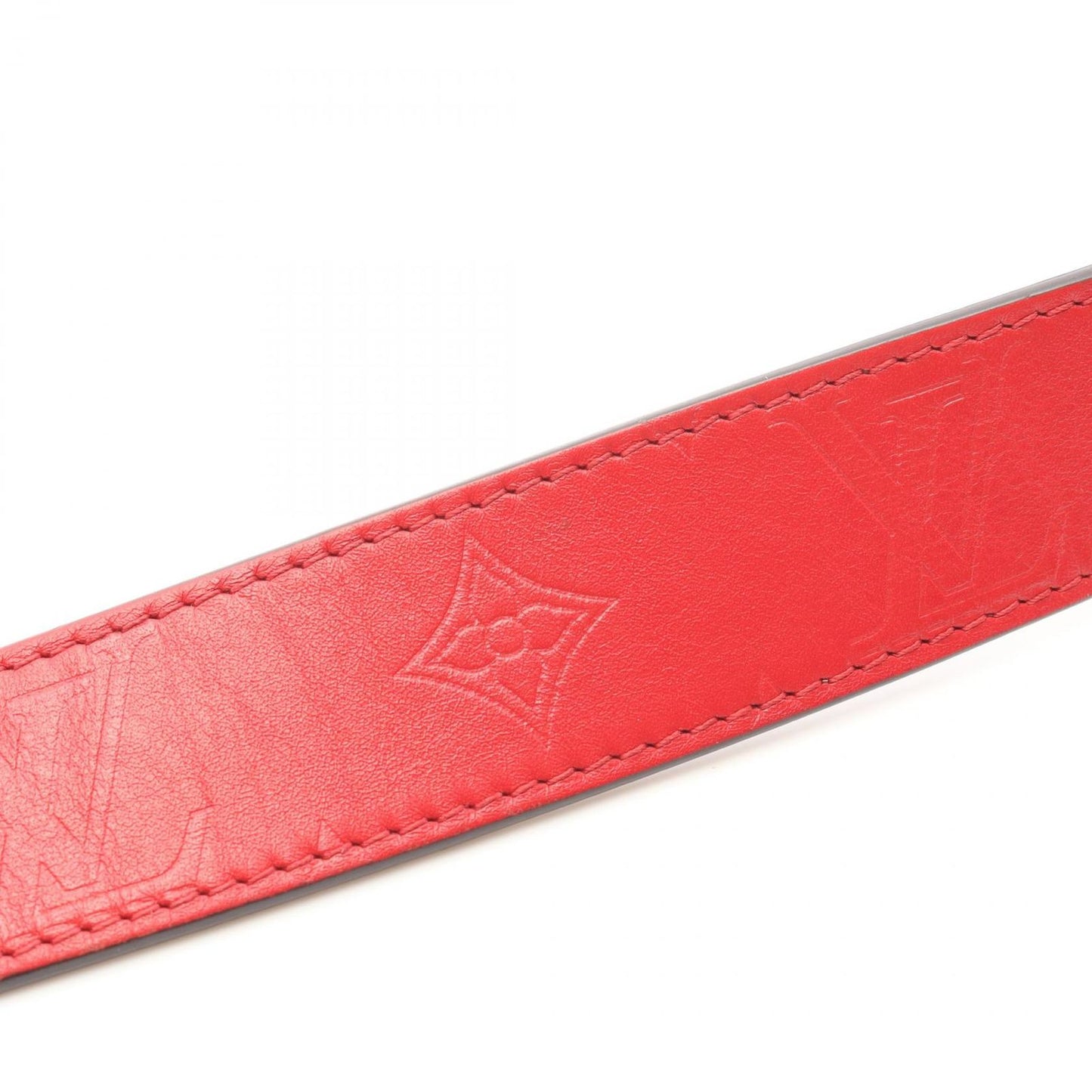 Louis Vuitton Twist Belt in Red Leather - Timeless Elegance