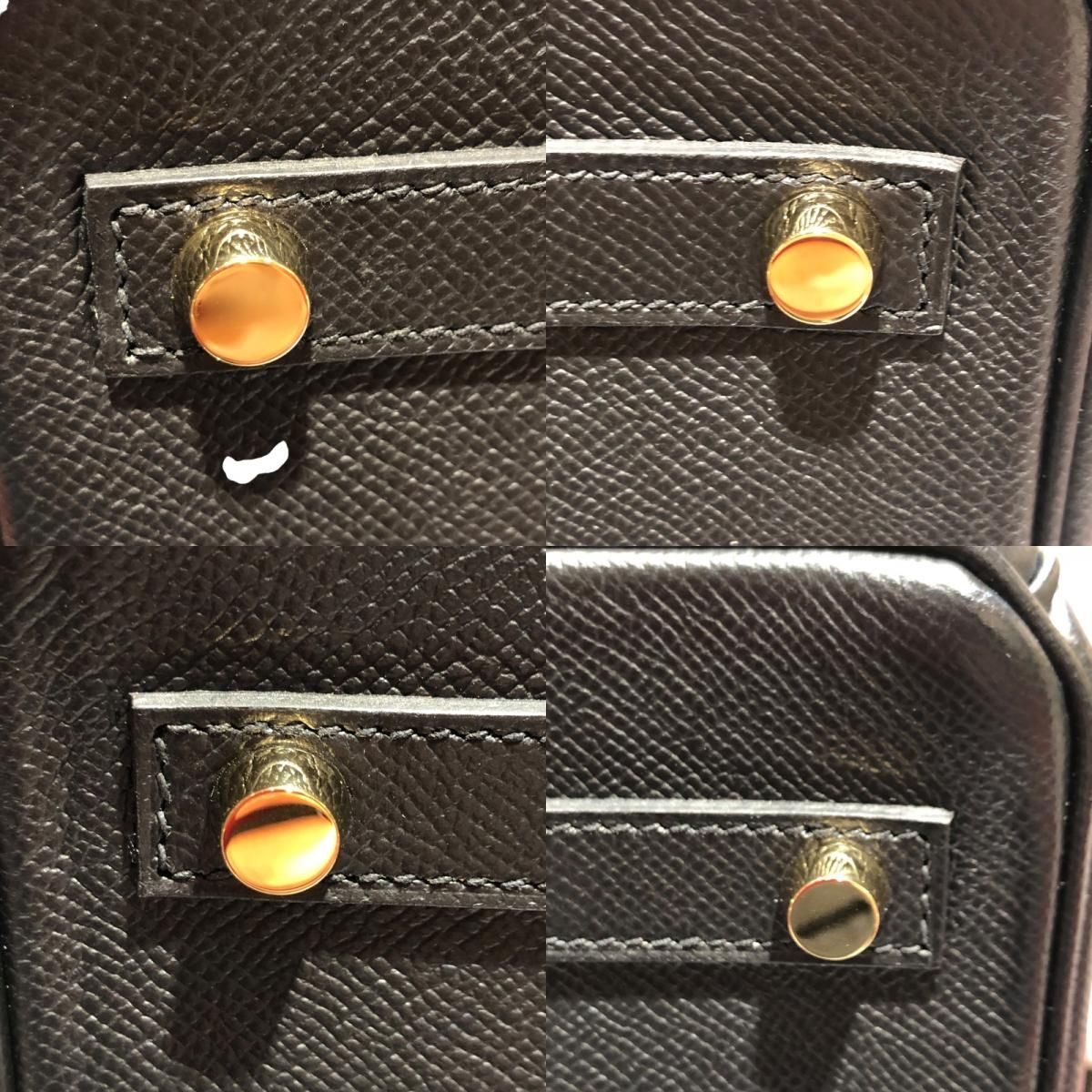 HERMES Birkin 30 D Stamp Black & Gold Hardware - Exquisite Craftsmanship