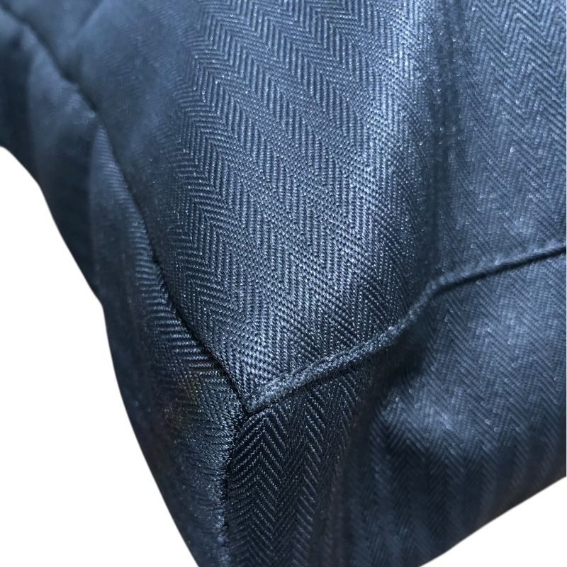 HERMES Acapulco Pochette Bandoulière MM Black Canvas/Leather