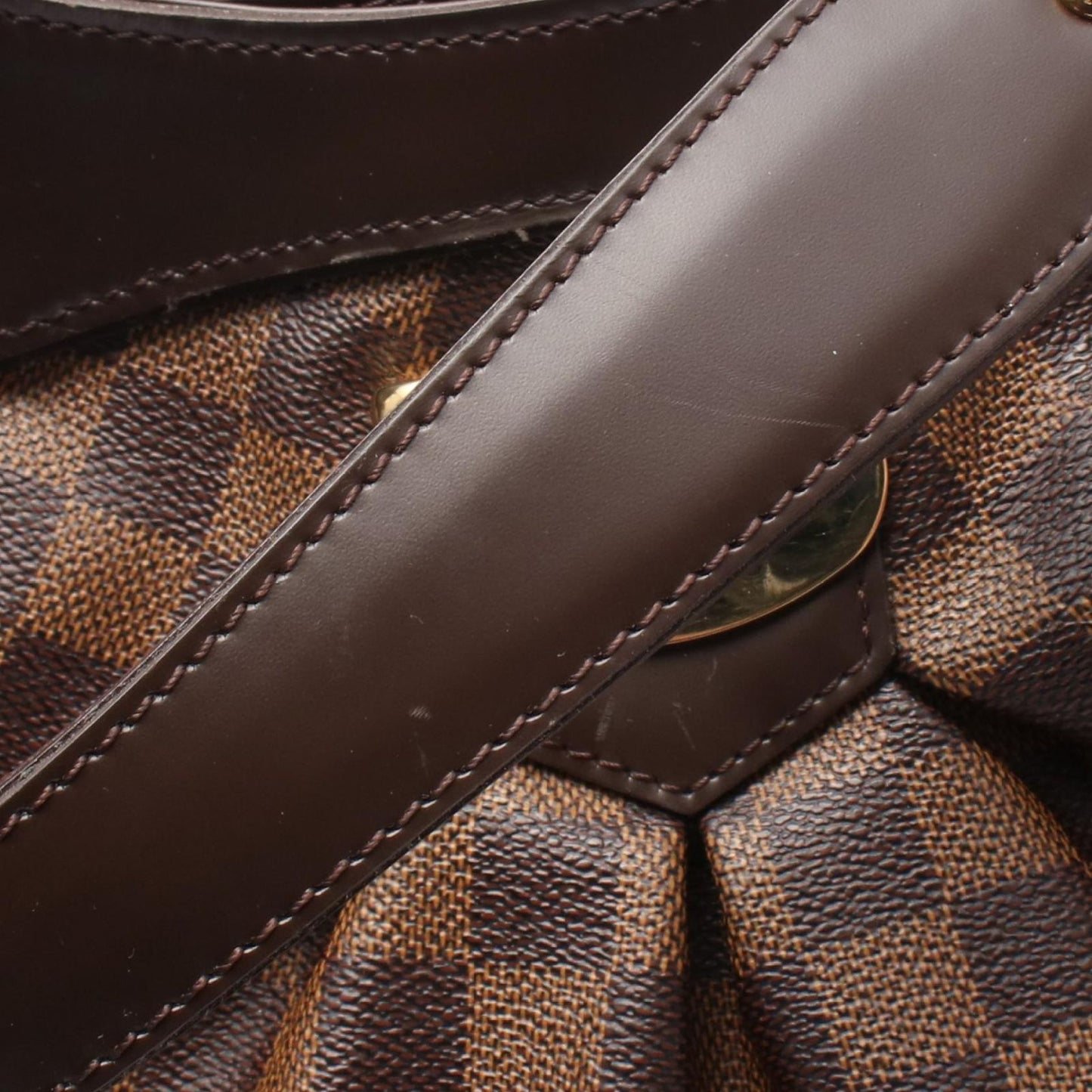 Louis Vuitton Sistina MM Damier Ebene Shoulder Bag - Timeless Elegance