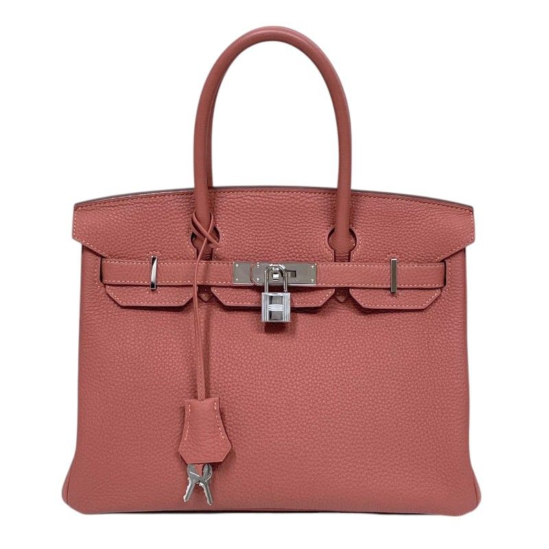 HERMES Birkin 30 in Rosy with Silver Hardware - Timeless Elegance