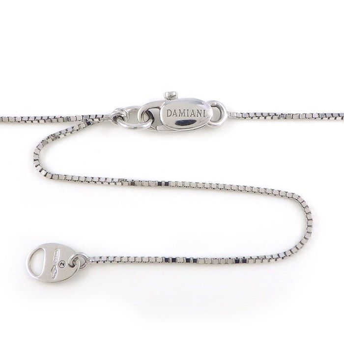 Damiani Belle Époque Square Necklace with Emerald & Diamond