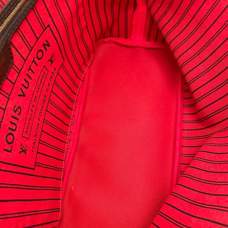 Louis Vuitton Neverfull MM Brown Damier Canvas Tote Bag