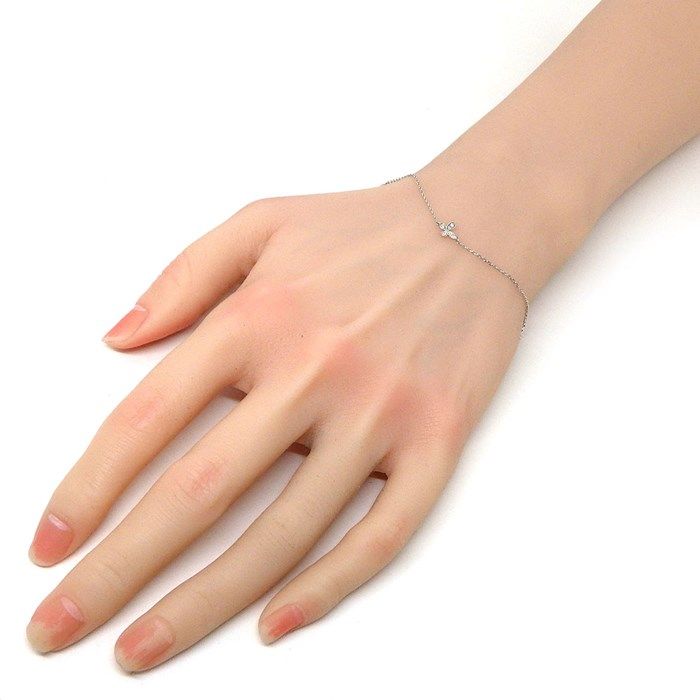 Graff Pave Butterfly Petite Bracelet in 18K White Gold with Diamonds