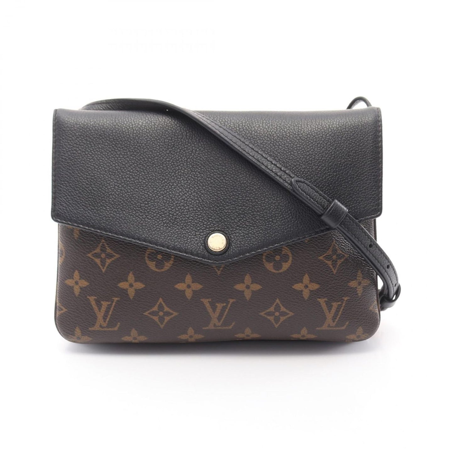 Louis Vuitton Twice Shoulder Bag - Timeless Elegance in Noir