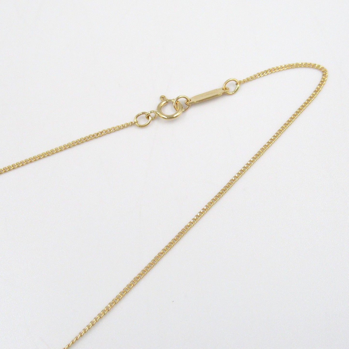 TIFFANY & CO Leaf Heart Necklace in K18 Yellow Gold - 45.5cm
