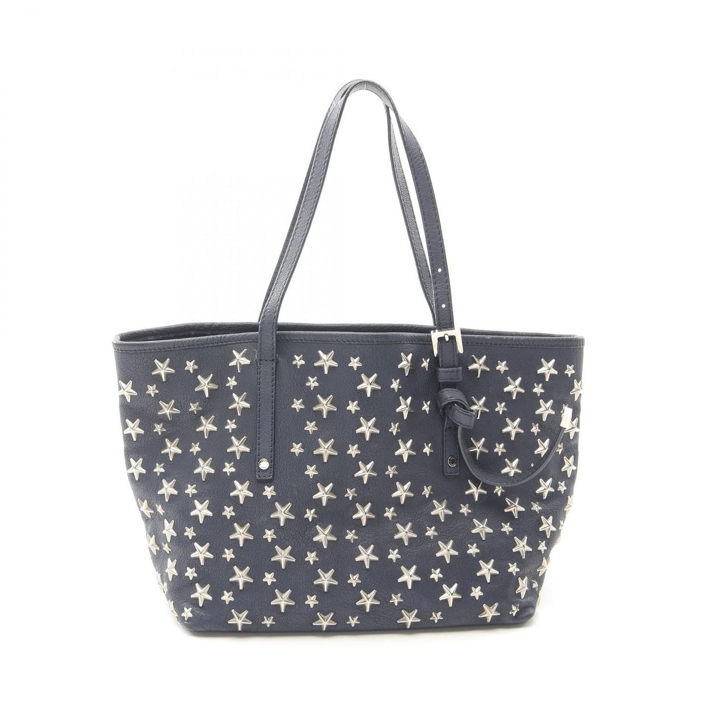 Jimmy Choo Sasha S Tote Bag in Navy Leather - Exquisite Craftsmanship