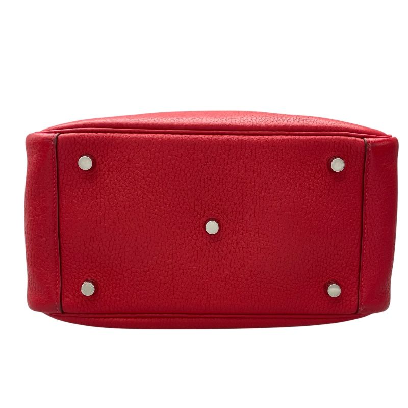 HERMES Lindy 26 Rouge Kazak with Silver Hardware - 2016