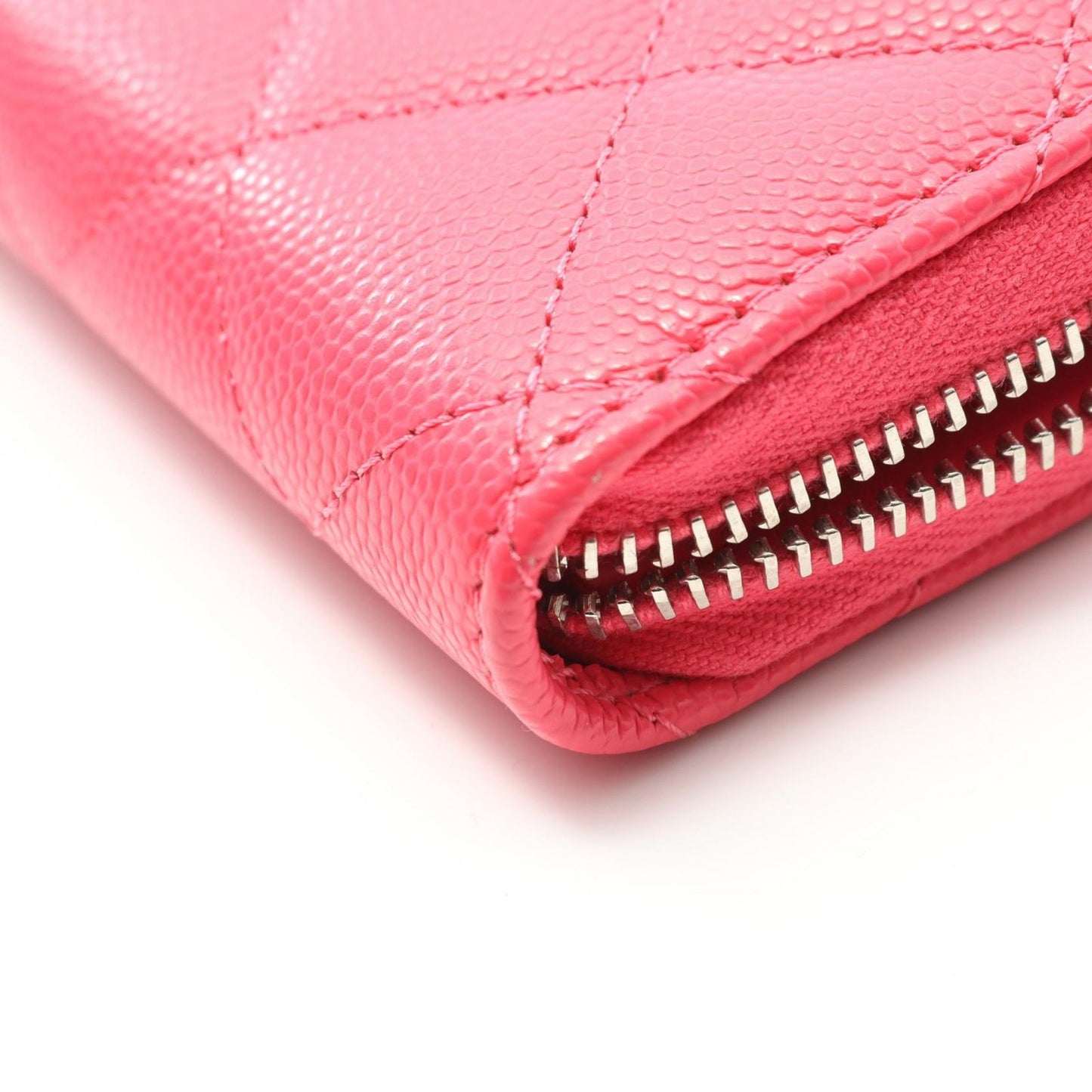 CHANEL Matelassé Coin Case in Shocking Pink - Exquisite Craftsmanship