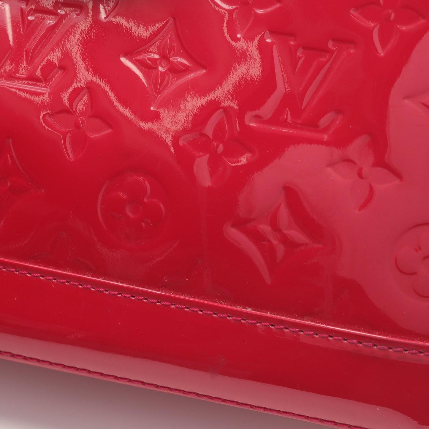 Louis Vuitton Alma PM Monogram Vernis Handbag in Magenta