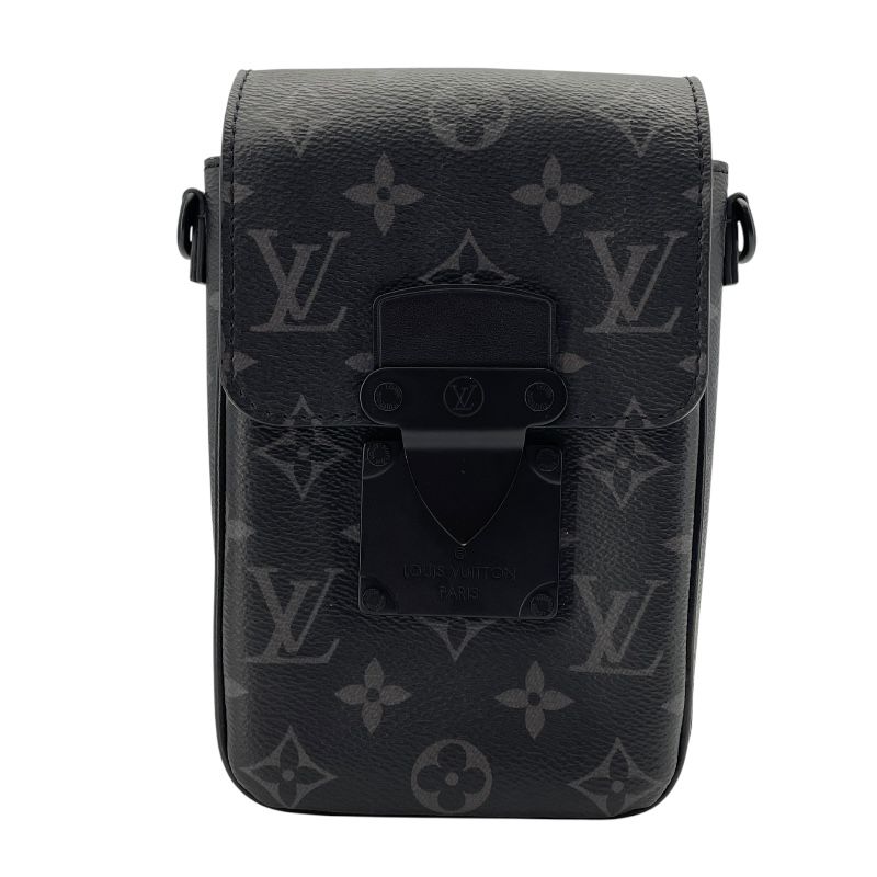 Louis Vuitton S Lock Vertical Wearable Wallet - Monogram Eclipse Black
