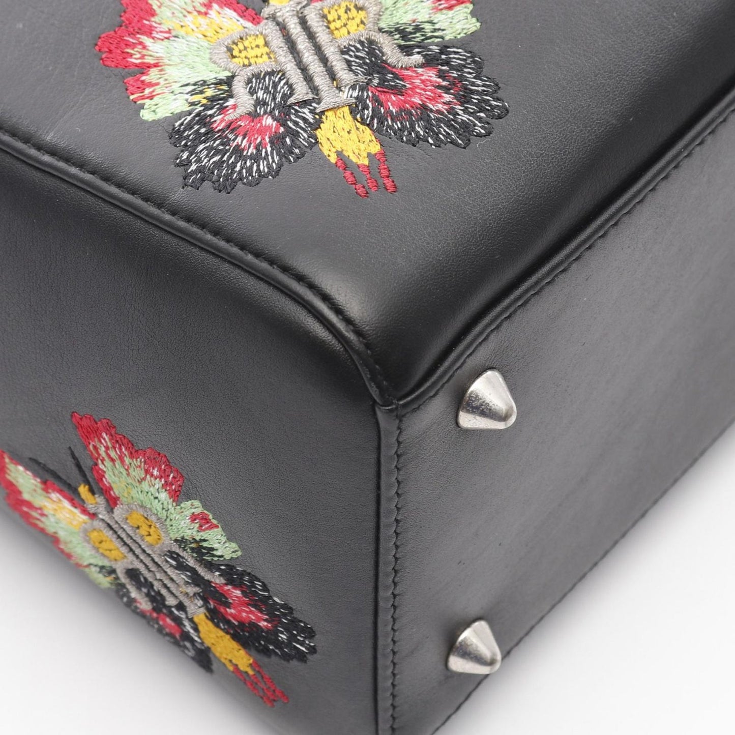 Dior Lady Dior Handbag in Black & Multi Leather - Timeless Elegance