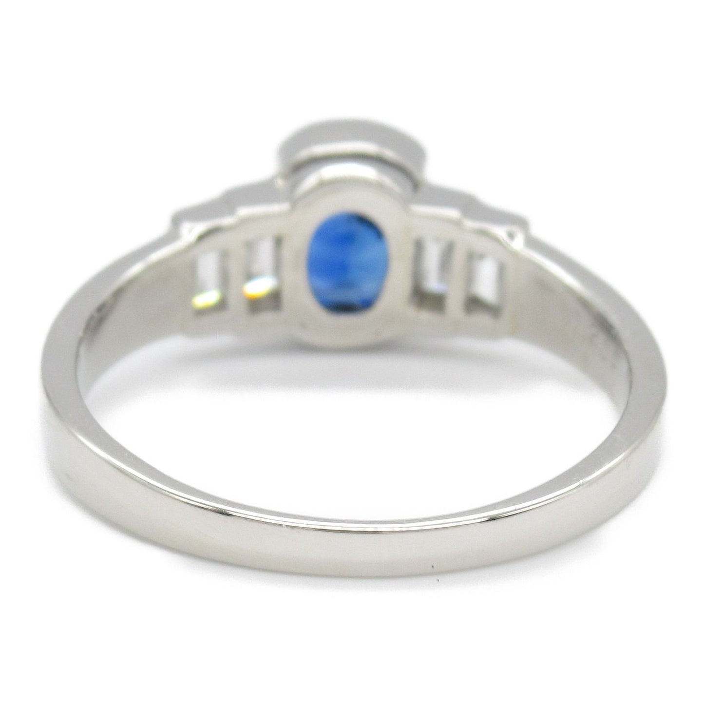 Exquisite Sapphire & Diamond Ring in Platinum - #11