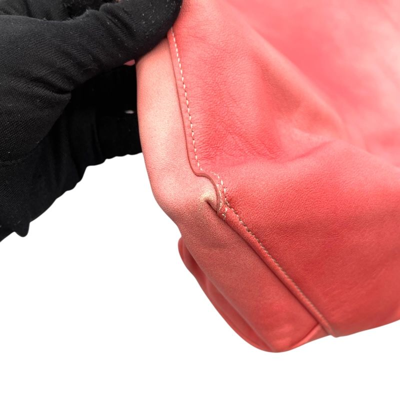 CELINE Pink Leather Horizontal Cabas Tote Bag - Exquisite Craftsmanship