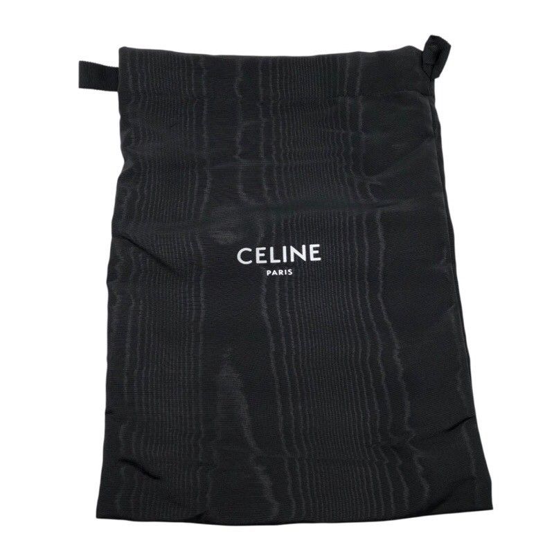 CELINE Triomphe Camera Shoulder Bag in Tan Canvas & Calfskin